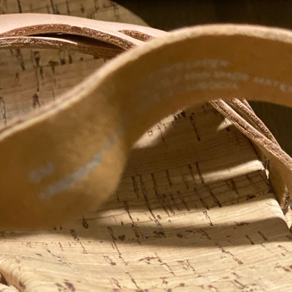 Korks, Jenneve wedge sandals, blush size 8 - Picture 6 of 7